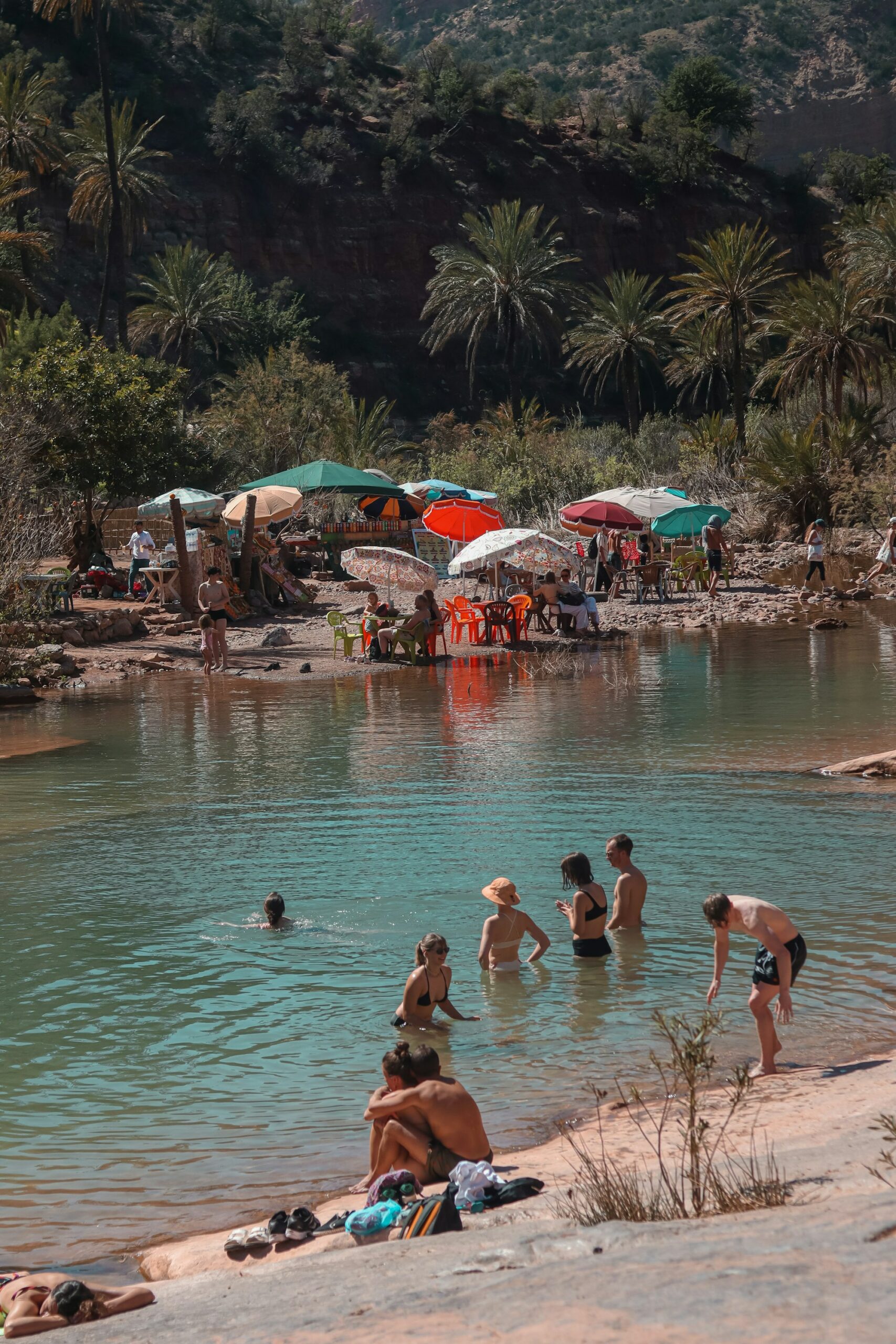 Gorges et bassins naturels de Paradise Valley, dans l'Atlas